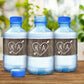 Carved Initials with Heart | Heart with Arrow | Wedding Water Bottle Labels