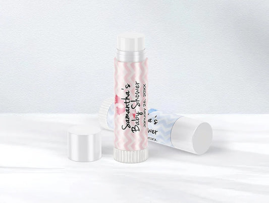 Chevron Baby Feet | Glossy Lip Balm Labels