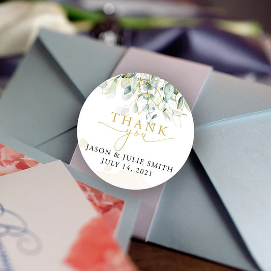 Eucalyptus Greenery | Foliage | Wedding Favor Stickers