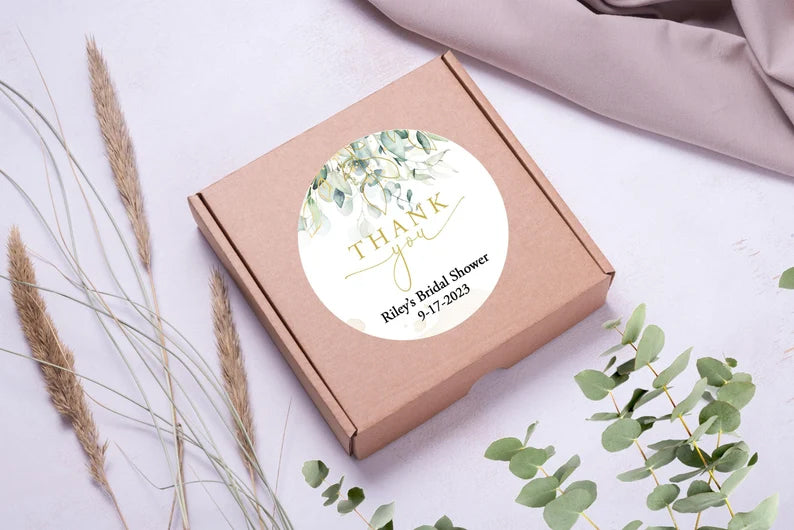 Eucalyptus Greenery | Foliage | Wedding Favor Stickers