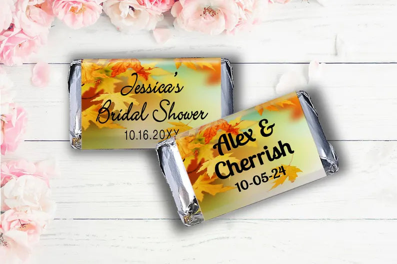 Fall Leaves | Mini Candy Bar Wrappers