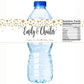 Gold Dots | Wedding Water Bottle Labels