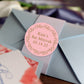 Gold Foliage Wreath |  Bat Mitzvah | Glossy Favor Stickers