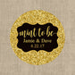 Mint to Be | Sparkle | Wedding Favor Stickers