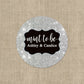 Mint to Be | Sparkle | Wedding Favor Stickers