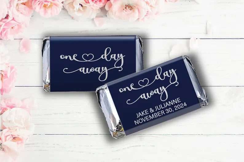 One Day Away | Mini Candy Bar Wrappers