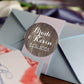 Carved Names | Rustic | Wedding Favor Stickers