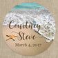 Sand and Starfish | Wedding Favor Stickers