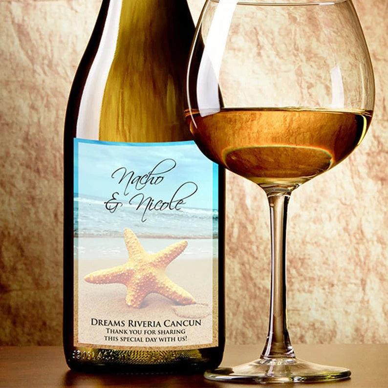 Starfish and Shore | Wine Bottle Labels