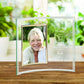 Personalized In Loving Memory 5" x 7" Curved Glass Photo Frame | In Loving Memory