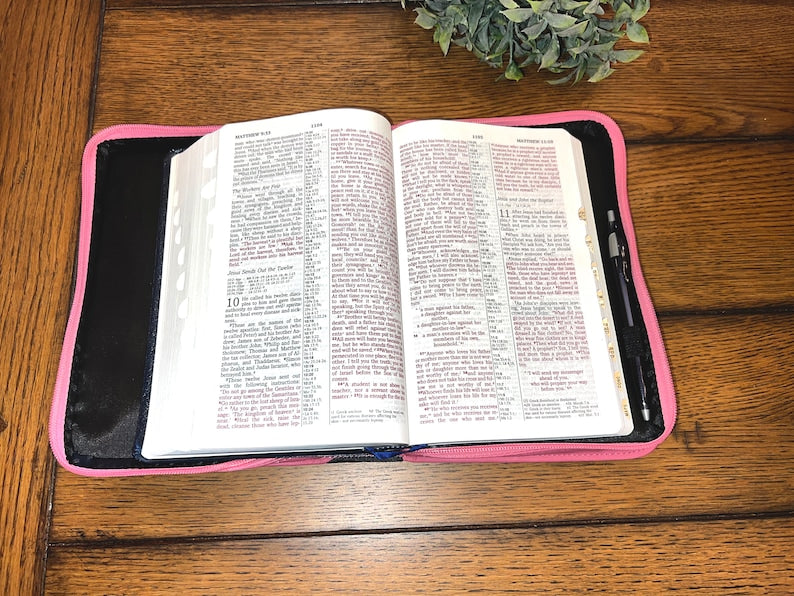 Personalized Bible Cover  | Various Sizes and Colors