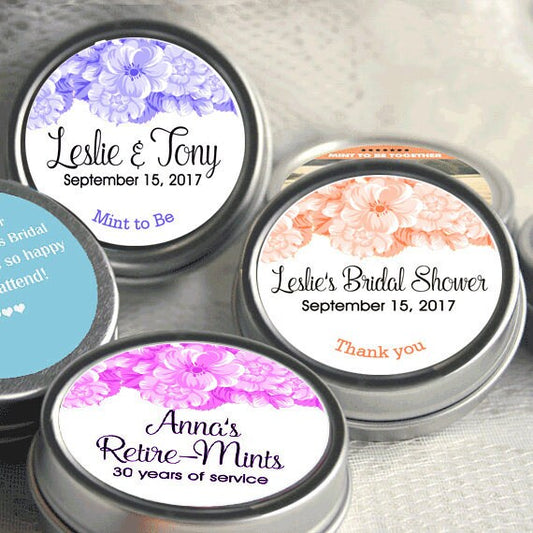 Bright Floral All Occasions Favor Mint Tins