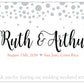 Silver Bubbles | Wedding Welcome Box Labels