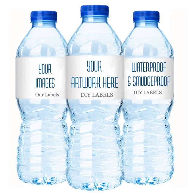 Your Artwork | Glossy Weather-Resistant Water Bottle Labels