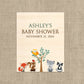 Woodlands Theme Baby Shower | Wine Bottle Labels