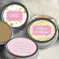 Pink and Gold Fun Dots and Chevron Birthday Favor Mint Tins