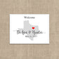 Welcome to Our State | Wedding Welcome Box Labels