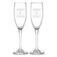 Pop the Bubbly! | #engaged | Champagne Toasting Flute Set