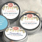 Peach Rose Floral Birthday Favor Mint Tins