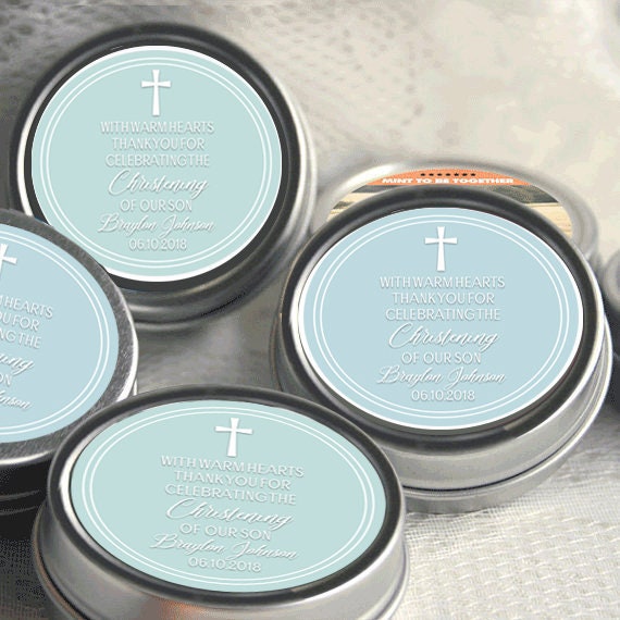 Communion Greeting Religious Favor Mint Tins