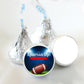 3/4" Personalized Birthday Kiss Stickers | Football