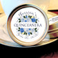 Blue Floral Quinceañera Favor Mint Tins