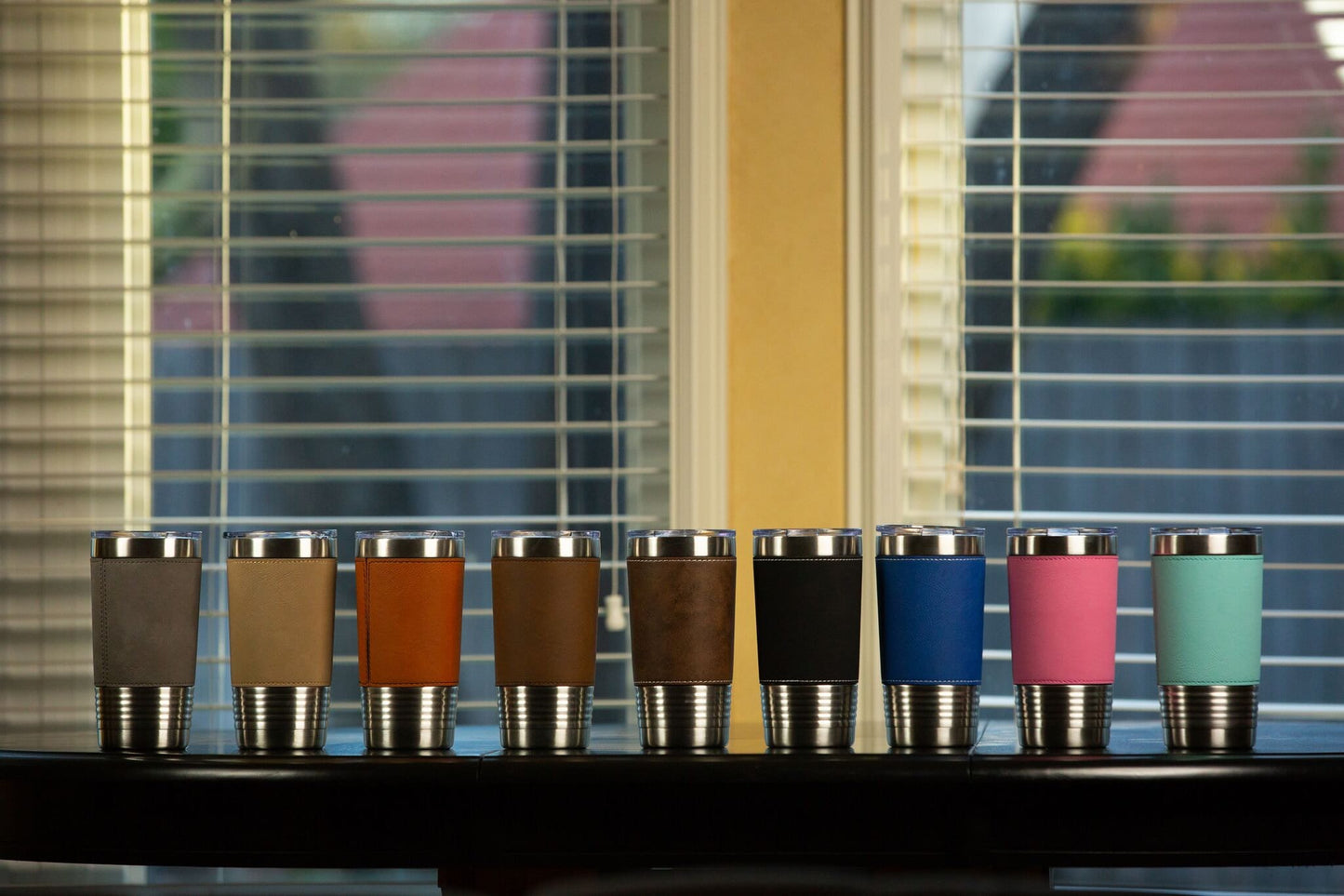 Mr. and Mrs. | Polar Camel Vegan Leather Travel Tumbler
