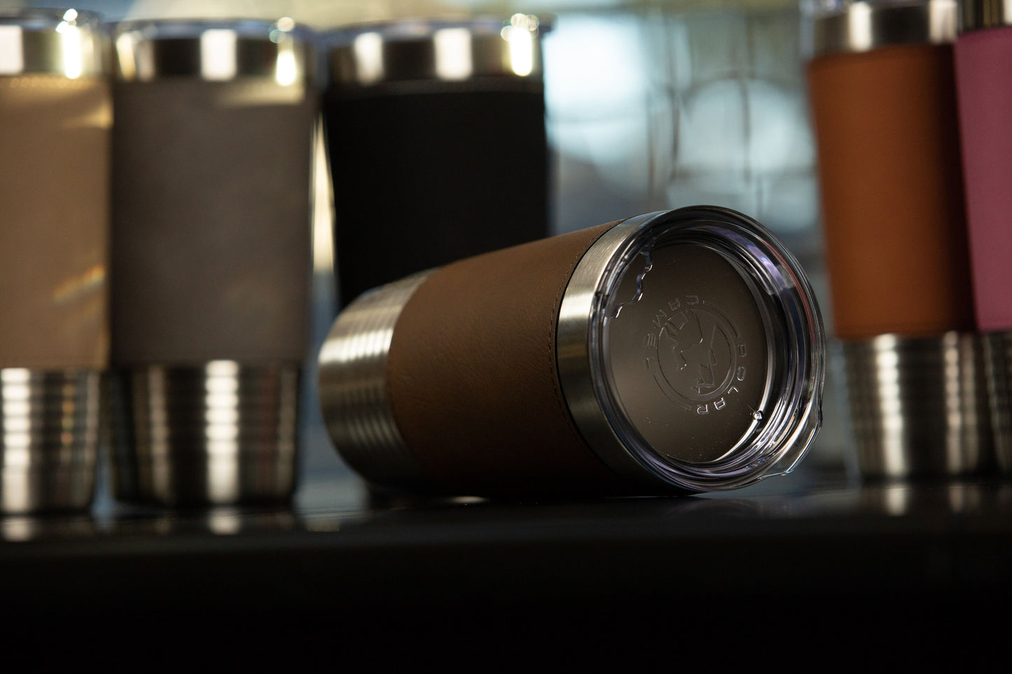 Mr. and Mrs. | Polar Camel Vegan Leather Travel Tumbler