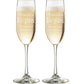 And So Our Adventure Begins | Champagne Toasting Flute Set