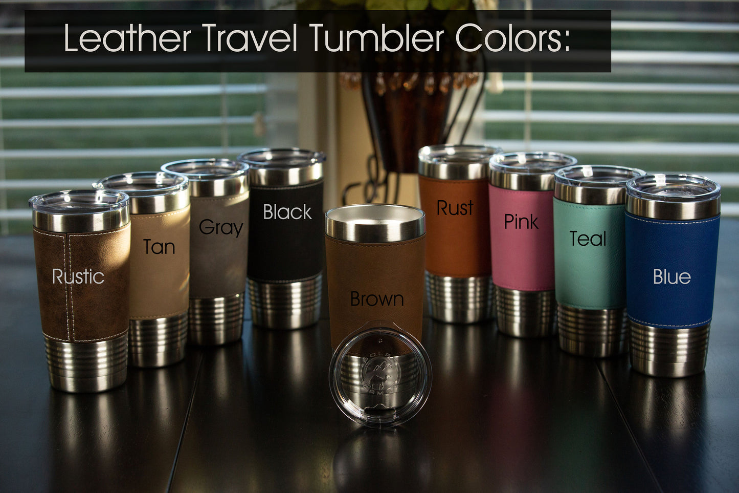 Mr. and Mrs. | Polar Camel Vegan Leather Travel Tumbler