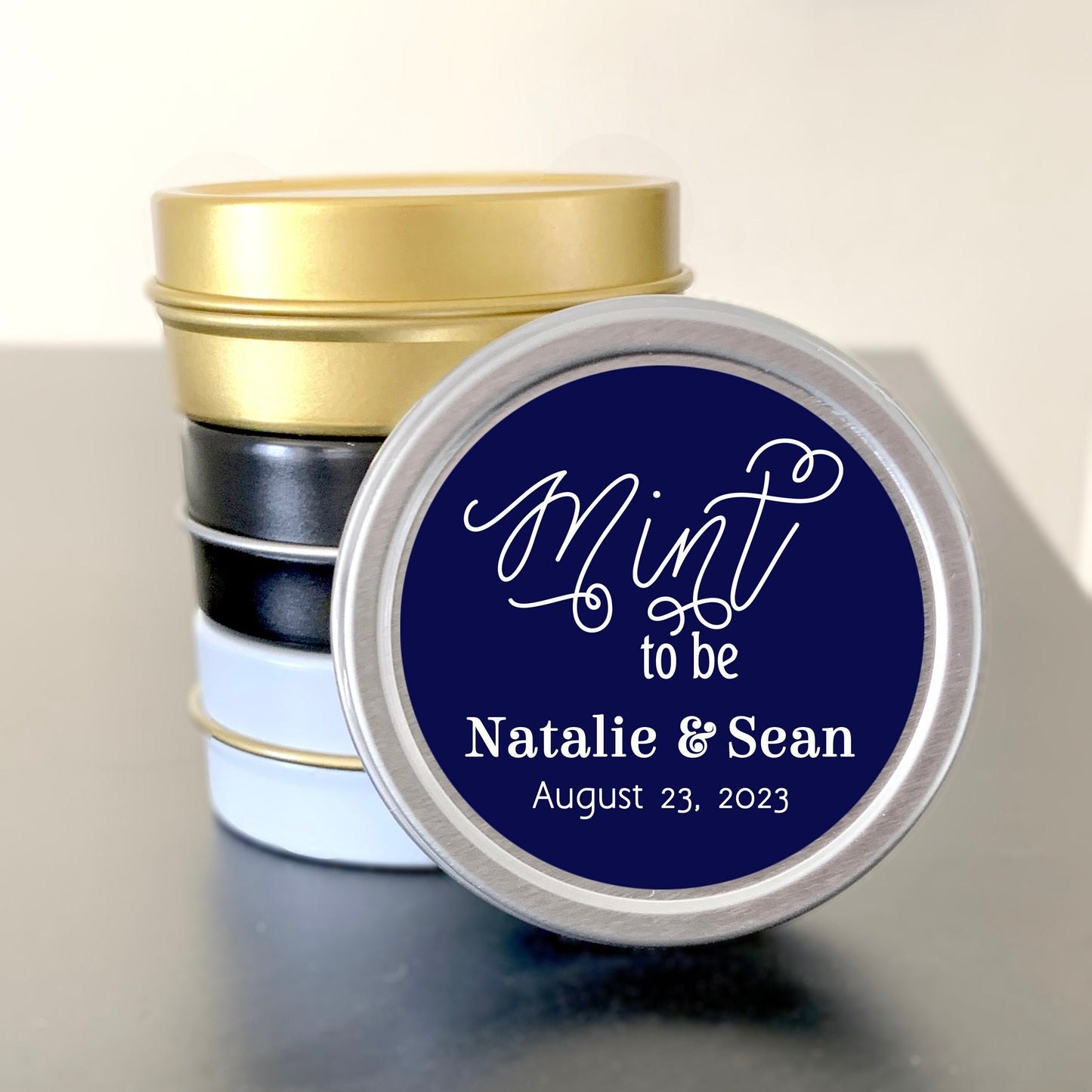Mint to Be Elsie Wedding Favor Mint Tins