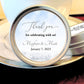 Winter Sky Wedding Favor Mint Tins
