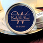 Personalized Initial and Names Wedding Favor Mint Tins