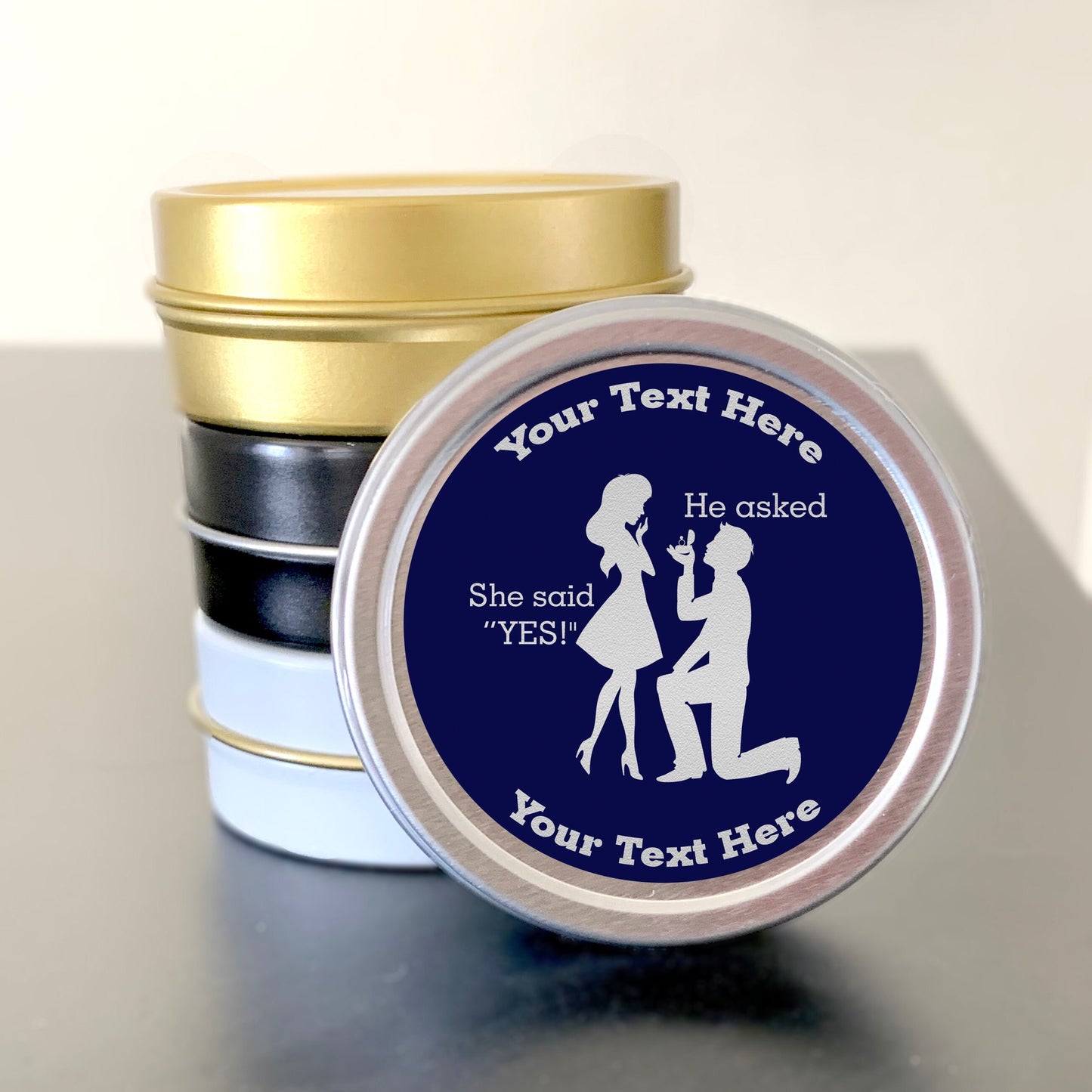 He Asked She Said Yes! Engagement Party Favor Mint Tins