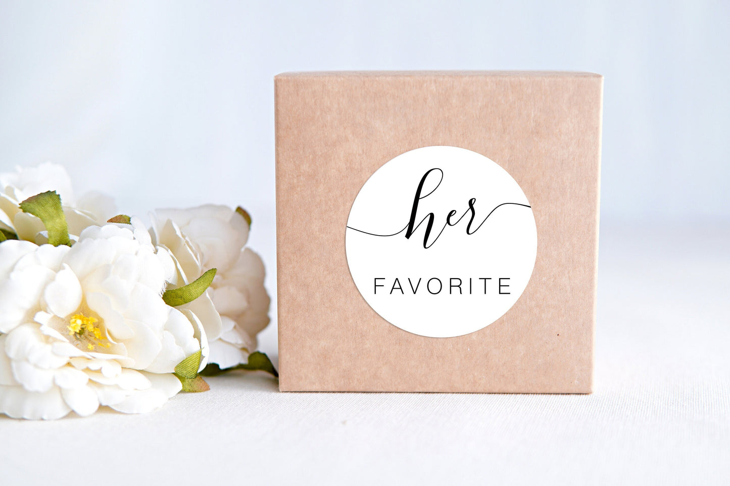 His Favorite | Her Favorite | Wedding Favor Stickers