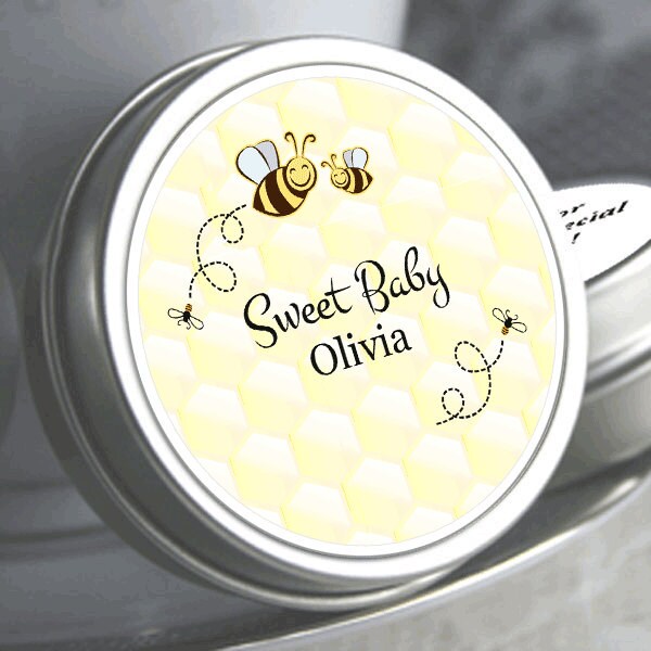 Sweet As Can Bee Baby Shower Favor Mint Tins